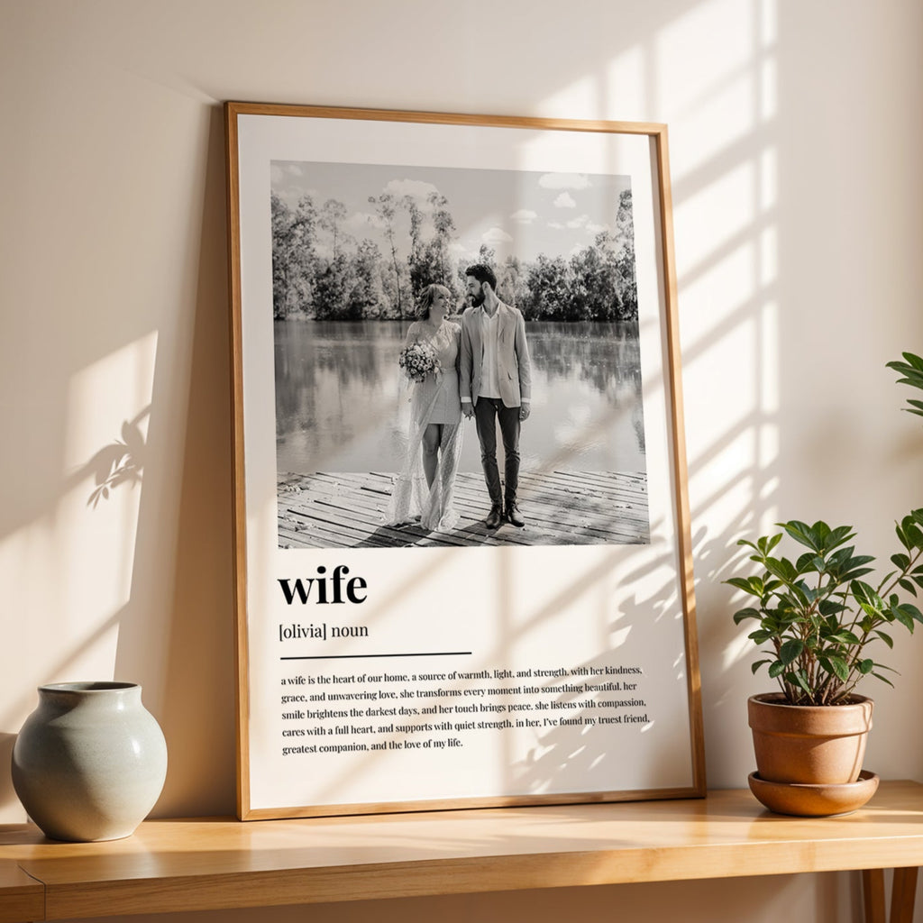 Personalised Loved Ones Definition Photo Print