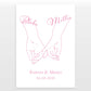 Personalised Couples Anniversary Print