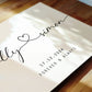 Personalised Heart Linked Names Print