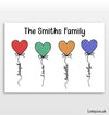 Personalised Family Balloons - Print