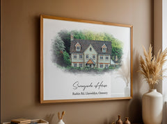 Personalised Home Photos - Customisable House Art