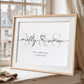 Personalised Heart Linked Names Print