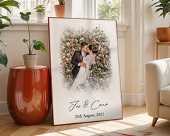 Personalise Your Wedding Photos - Customisable Wedding Art