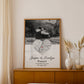 Personalised Street Heart Map Photo Print