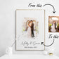 Personalise Your Wedding Photos - Customisable Wedding Art